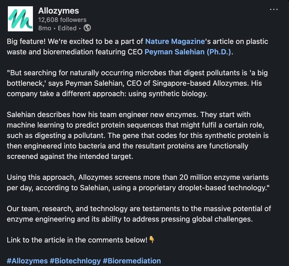 Allozymes brand work 4